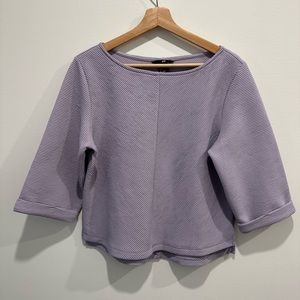 H&M Boxy Blouse Light Purple Women’s Size XS